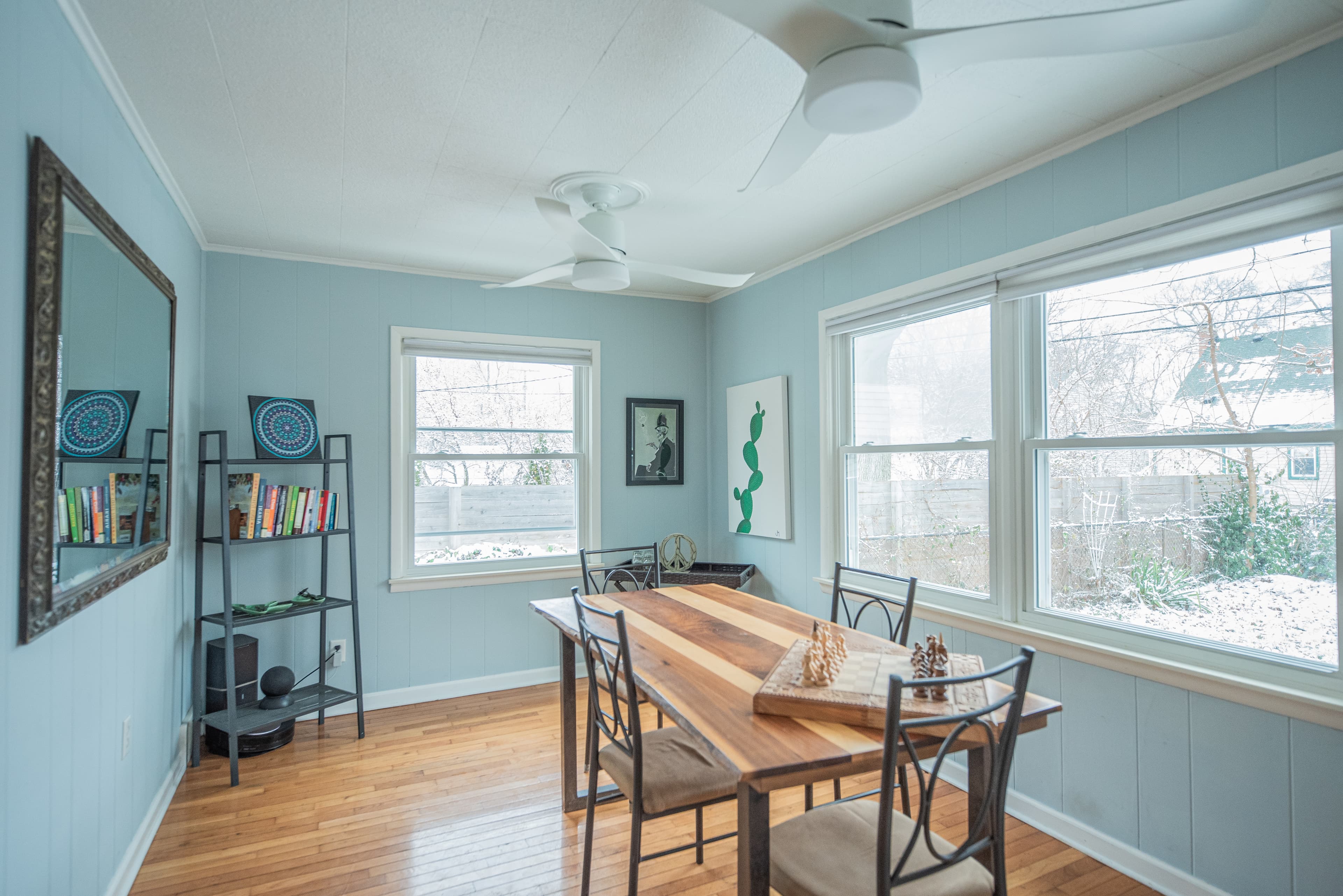 Dining Area with Chess Set